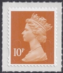 U2923   10p dull orange  'MA13'   DLR   U/M (MNH).