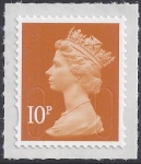 U2923   10p dull orange  'M16L'   DLR   U/M (MNH)