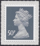 U2925  50p slate  'M12L'    DLR   U/M (MNH)
