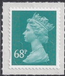 U2926  68p deep turquoise green  'M11L'   DLR   U/M (MNH)