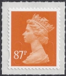 U2930  87p yellow-orange  'M12L'  DLR   U/M (MNH)