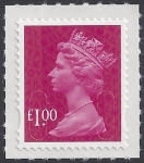 U2933  £1.00 magenta  'M11L'  DLR    U/M (MNH)