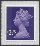 U2957   £2.25  deep violet  'M15L'    DLR   U/M  (MNH)