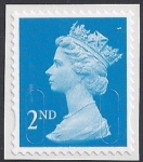 U2981 2nd bright blue CB 'MTIL'  Walsall U/M (MNH)