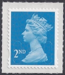 U2995  2nd Bright blue CB 'MA12'  DLR  U/M (MNH)