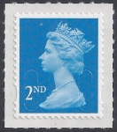 U2995  2nd Bright blue CB 'MA13'  DLR  U/M (MNH)
