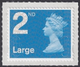 U3000  2nd Large Bright blue 2B  'M14L'  DLR   U/M (MNH)