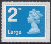U3000  2nd Large Bright blue 2B  'M15L'  DLR   U/M (MNH)