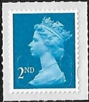 U2995  2nd Bright blue CB 'MA17' plain backing paper  DLR  U/M (MNH)