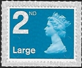 U3000  2nd Large Bright blue 2B  'M17L'  SBP T2   DLR   U/M (MNH)