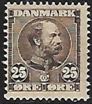 1905 Denmark  SG.106 King Christian IX  25ö brown U/M (MNH)