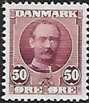 1907  Denmark.  King Frederik VIII SG128  50ö  red-lilac U/M (MNH)