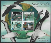 2017 South Georgia. MS.687 Albatross Conservation mini sheet U/M (MNH)