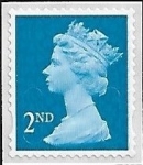 U3010 2nd bright blue MBIL M12L  Walsall  u/m (MNH)