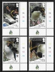 2017 South Georgia.  SG.692-5   Macaroni  Penguins WWF set 4 values U/M (MNH)