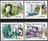 2007 Tristan Da Cunha.  SG.884-7  Centenary of Scouting. set 4 values U/M (MNH)