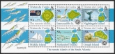 2007 Tristan Da Cunha. MS871  Islands. 7th series. mini sheet U/M (MNH)