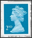 U3011  2nd bright blue MPIL MA10  break at bottom  Walsall  u/m (MNH)