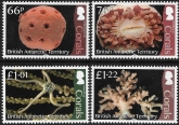2017 British Antarctic.  SG.730-3  Corals.  set 4 values U/M (MNH)