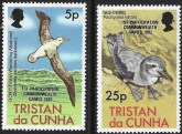 1982  Tristan Da Cunha.  SG.335-6  Commonweath Games Brisbane 2 values U/M (MNH)