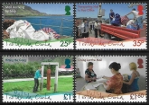 2009 Tristan Da Cunha.  SG.960-3 Mail to Tristan Da Cunha. set 4 values U/M (MNH)