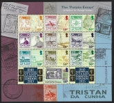 2015  Tristan Da Cunha.  SG.1119-28  Potato Essays.  sheetlet  U/M (MNH)