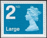 U3031 2nd Large bright blue MBIL  MA14   Walsall  U/M (MNH)