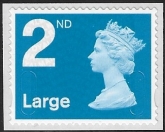 U3031 2nd Large bright blue MBIL  MA15   Walsall  U/M (MNH)
