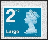 U3032  2nd Large bright blue MFIL   M17L  SBP T2    ISP  U/M (MNH)
