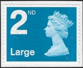 U3032  2nd Large bright blue MFIL   MA15    ISP  U/M (MNH)
