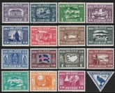 1930 Iceland SG.158-73 Parliamentary Millenary Celebration  set 16 values U/M (MNH)