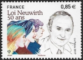 2017 France  SG.6135  50th Anniv. of Neuwirth Lagalized Birth Control Law. U/M (MNH)