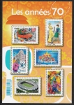 2016 France.  MS.5993  'The Seventies' sheetlet U/M (MNH)