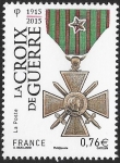 2015  France.  SG.5759  Centenary of Croix de Guerre Military Award for Bravery.  U/M (MNH)