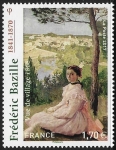 2017  France.  SG.6136  Art - Frederic Bazille.  U/M (MNH)