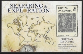 2009  Tristan da Cunha.  MS.938  Seafaring and Exploration. mini sheet  U/M (MNH)