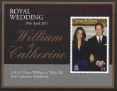 2011  Tristan da Cunha.  MS.1022  Royal Wedding. mini sheet  U/M (MNH)