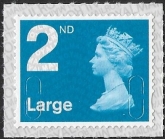 U3000  2nd Large bright  blue 2B  'M17L'  SBP T3 (type 2 inverted)  DLR  U/M (MNH)
