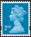 U3065 2nd bright blue CB   'MRIL'   'MA10'  gravure  DLR  U/M (MNH)
