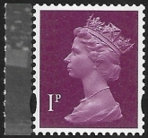 U3070  1p 2B crimson  'M13L'  'MPIL'  Walsall DY7 U/M (MNH)