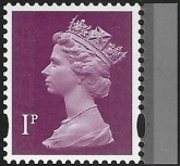 U3070 1p  2B crimson  'M15L'  'MPIL'   DY13  ISP  U/M (MNH)