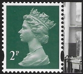 U3071   2p 2B deep green  'M13L'  'MPIL'  DY9 Enschedé U/M (MNH)