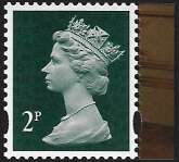 U3071  2p  2B   deep green  'M16L'  'MPIL'  DY20  ISP  U/M (MNH)