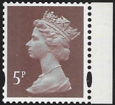 U3072  5p  2B  light reddish brown 'M15L'   'MPIL'  DY14 ISP U/M (MNH)