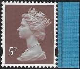 U3072   5p   2B   light reddish brown 'M16L'   'MPIL' DY19   ISP U/M (MNH)