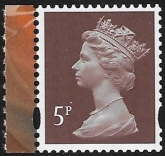 U3072  5p deep reddish brown 'M17L'  'MPIL'   DY24  ISP  U/M  (MNH)