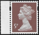 U3073   5p 2B  red-brown  'M13L'  'MPIL'  (security perf. @ side top)  DY8  Enschedé  U/M (MNH)
