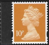 U3074  10p  2B dull orange  'M14L'  'MPIL'  DY11   Enschedé  (2)   U/M (MNH)