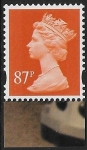U3080  87p  2B  yellow orange  'M12L'  'MPIL'   DY6  Cartor   U/M  (MNH)
