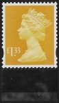 U3094  £1.33 2B yellow  'M15L'  'MPIL'   DY13  ISP  U/M (MNH)